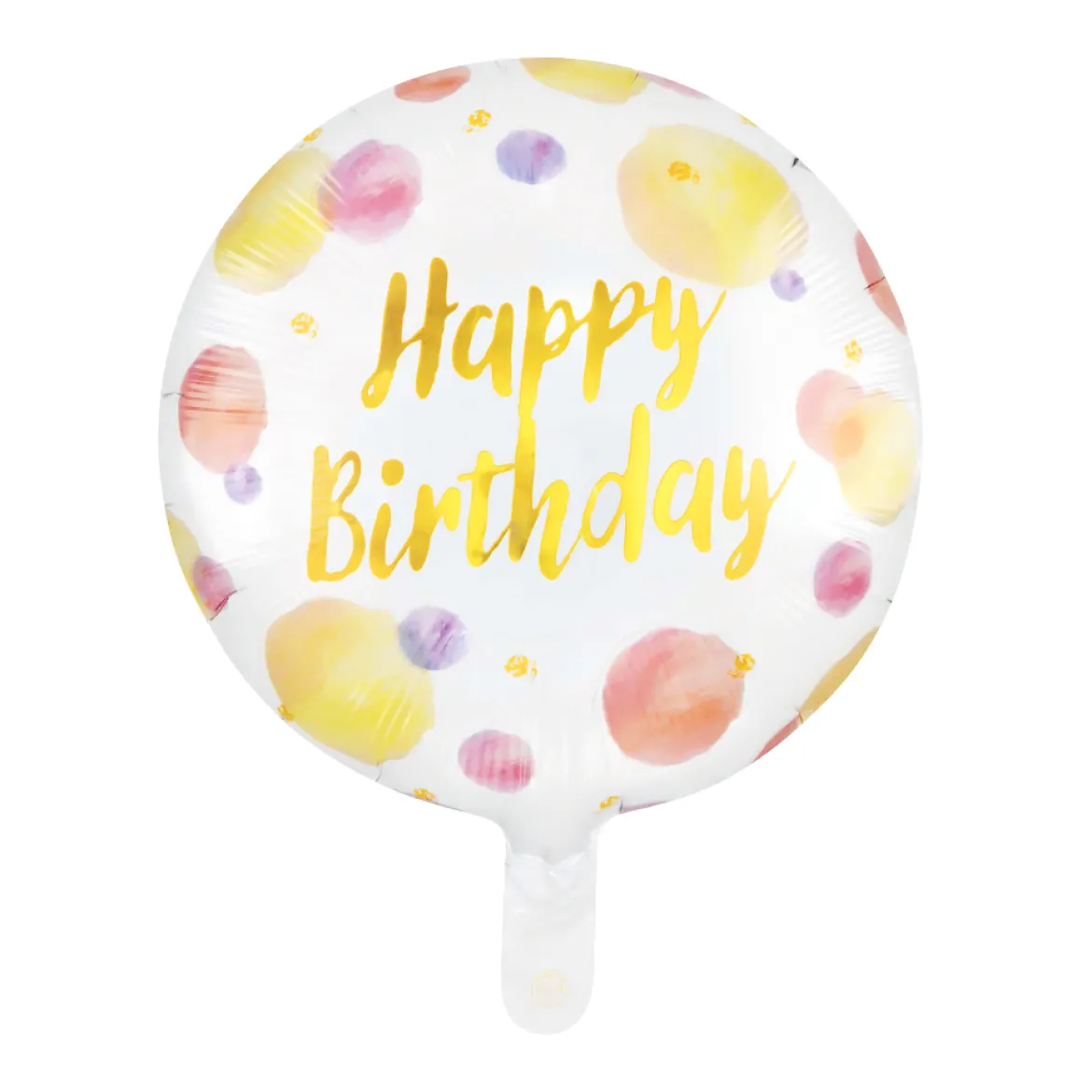 Folieballong, happy birthday prickar 46 cm