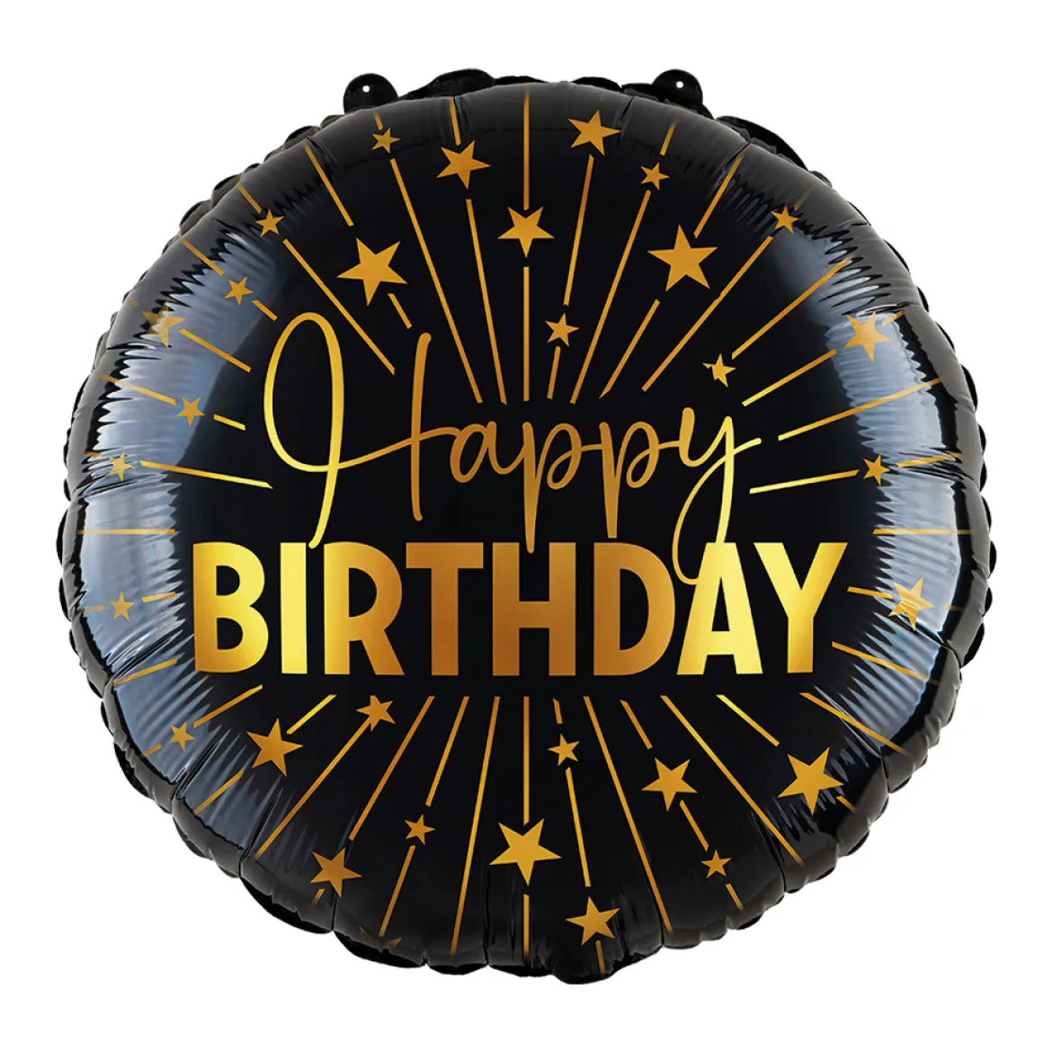 Folieballong, happy birthday golden celebratons 46 cm