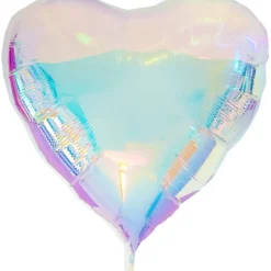 Folieballong, hjärta iridescent XXL 103x107 cm