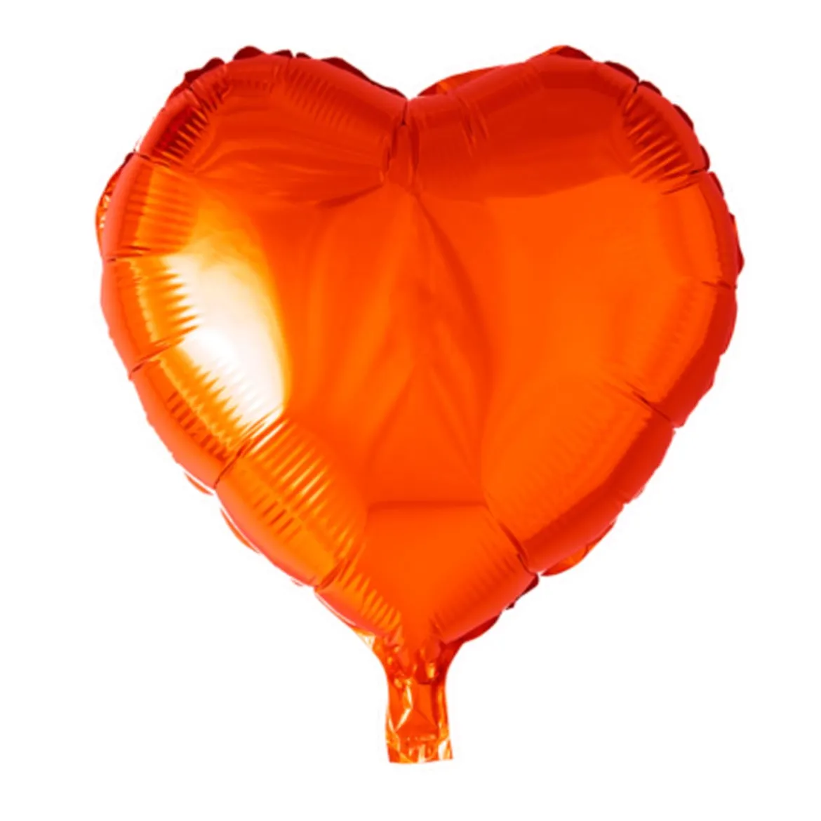 Folieballong, hjärta orange 45 cm