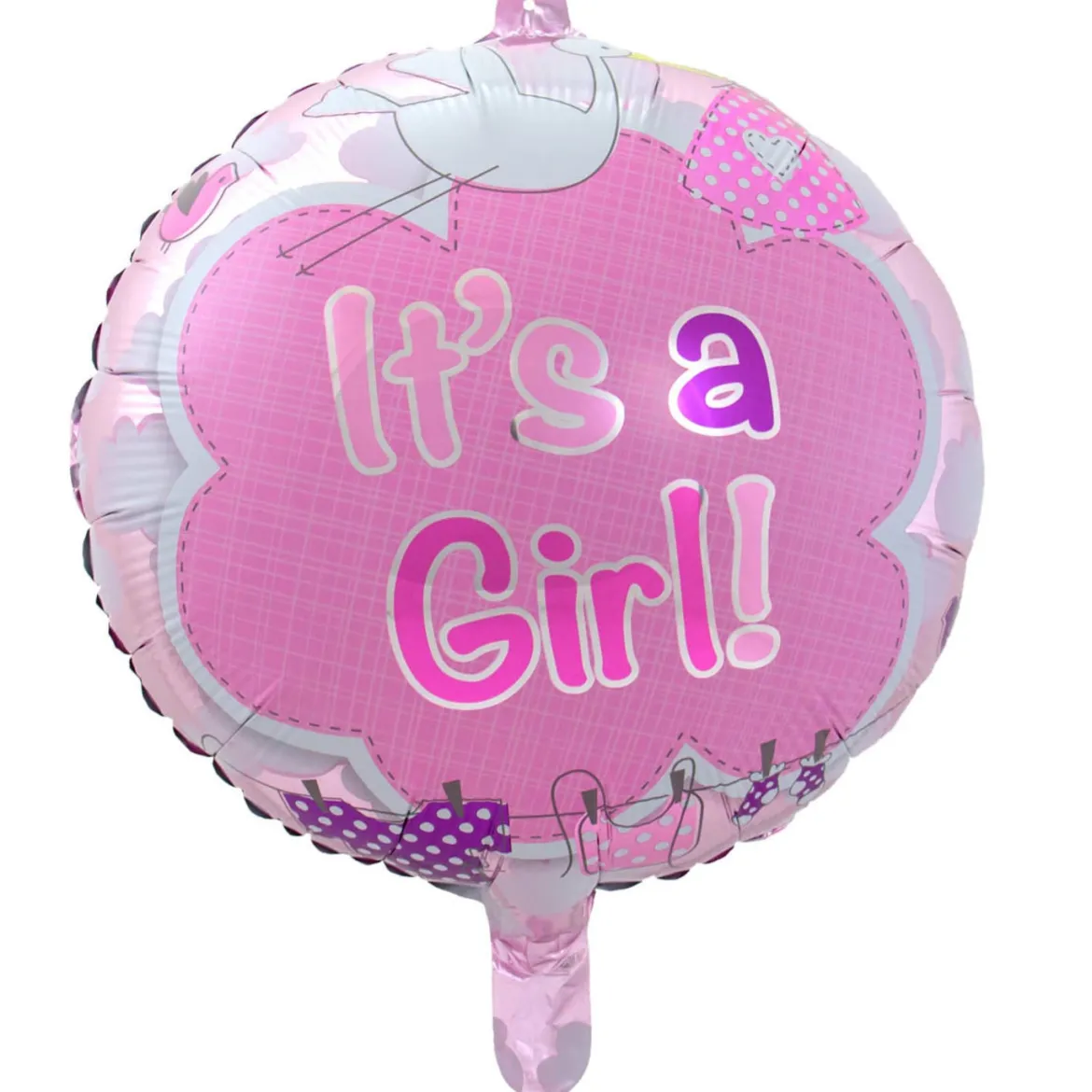 Folieballong, it's a girl 43 cm