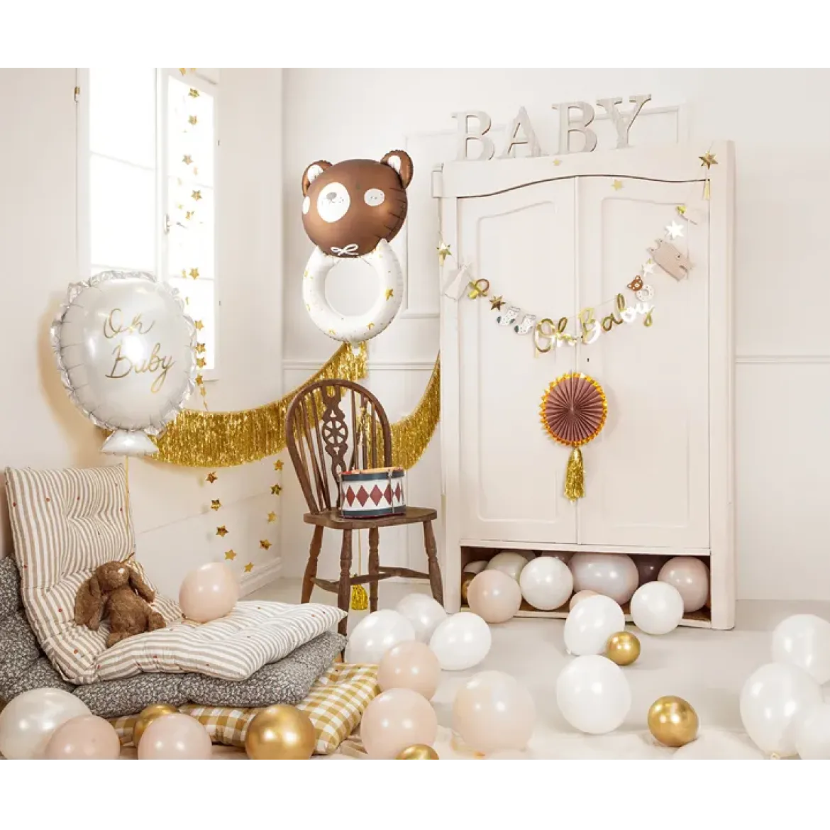 Folieballong, Oh baby 53x59 cm
