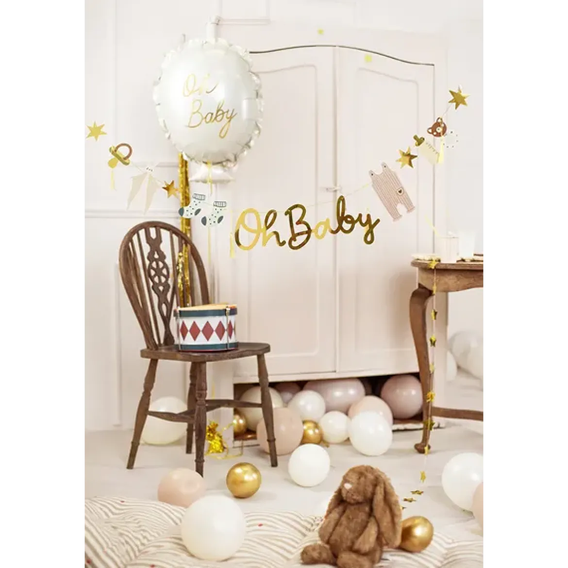 Folieballong, Oh baby 53x59 cm