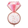 Folieballong, ring 41x72 cm