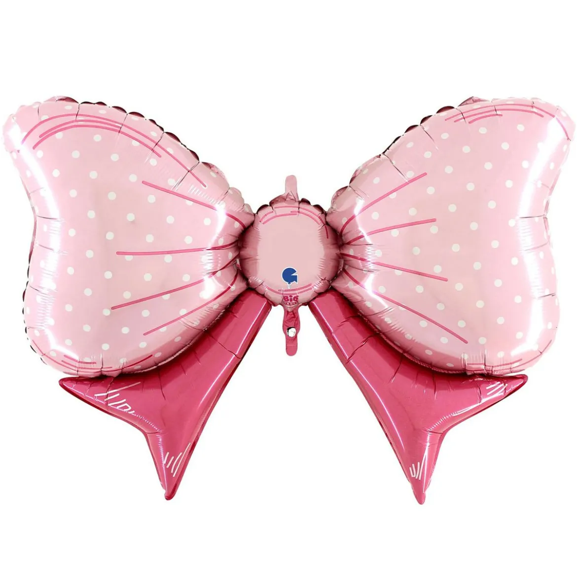 Folieballong, Rosa Rosett Shape 109 cm
