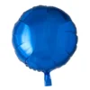 Folieballong, rund mörkblå 45 cm