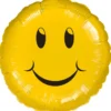 Folieballong, smiling face 45 cm
