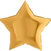 Folieballong, stjärna guld 91 cm