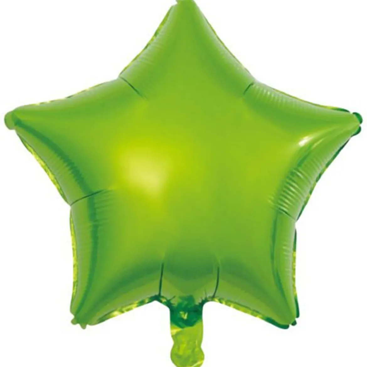 Folieballong, stjärna ljusgrön 45 cm