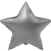 Folieballong, stjärna moonlight silver 45 cm