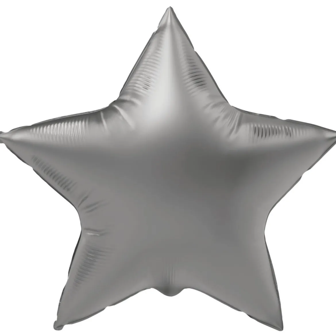 Folieballong, stjärna moonlight silver 45 cm