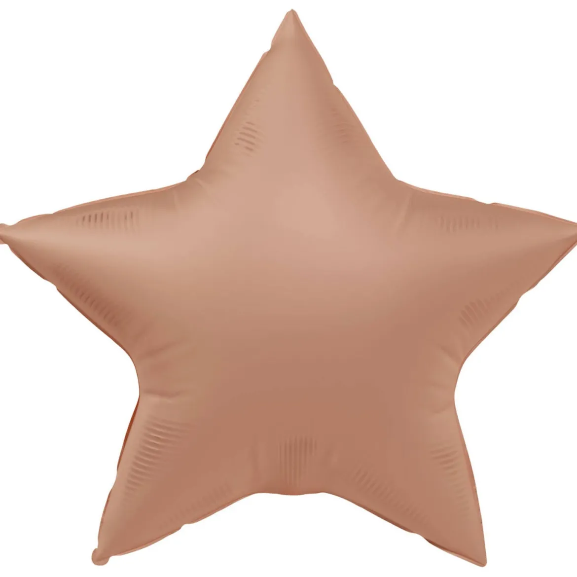 Folieballong, stjärna vintage rose 45 cm