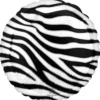 Folieballong, zebramönster 43 cm