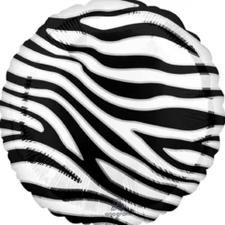 Folieballong, zebramönster 43 cm
