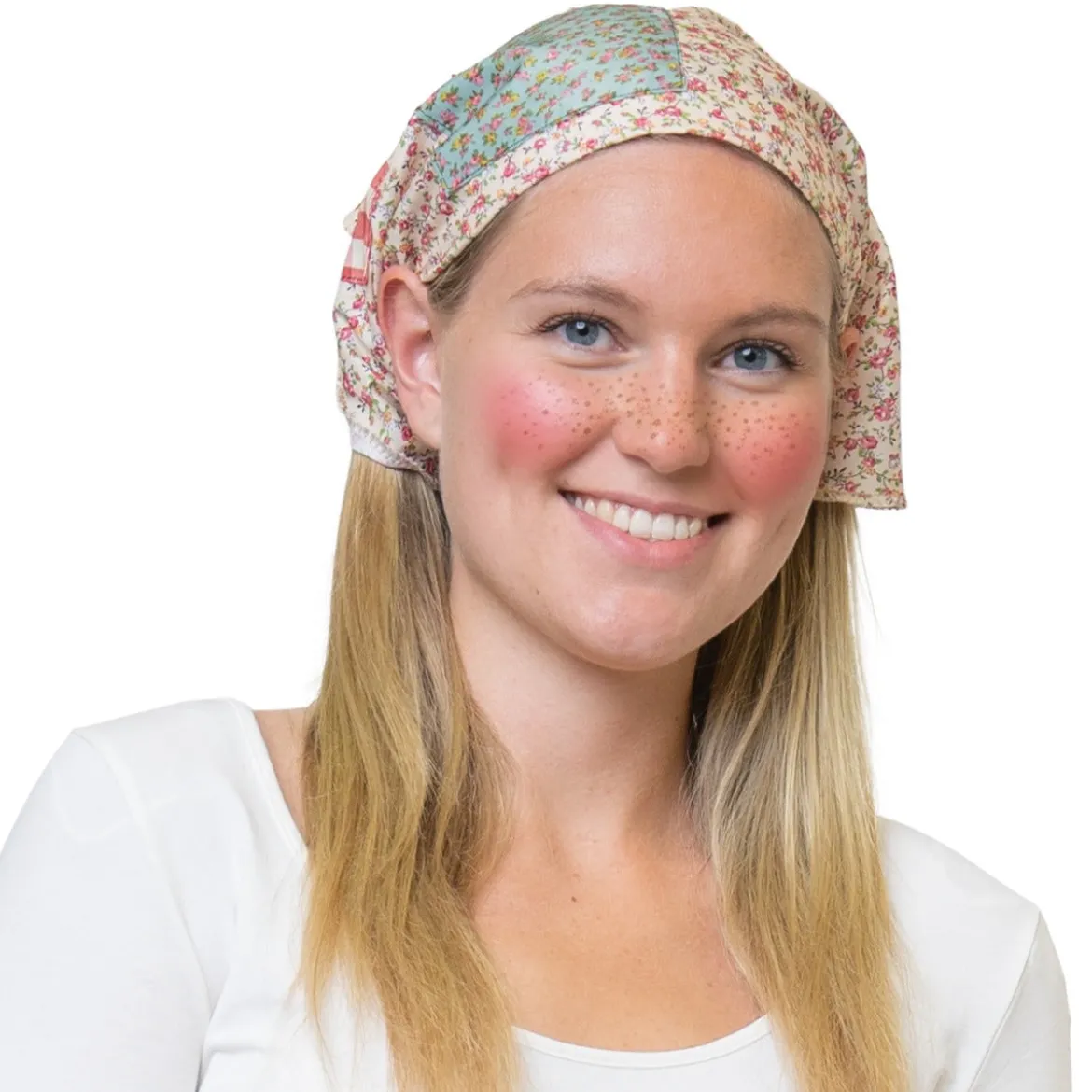 Förkläde och scarf, vuxen