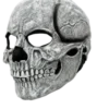 Ghoulish mask, White Skull