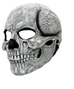 Ghoulish mask, White Skull