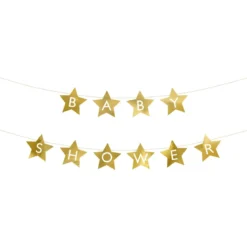 Girlang, baby shower guld 290x16,5 cm