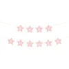 Girlang, baby shower ljusrosa 290x16,5 cm