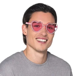 Glasögon, diamond heart