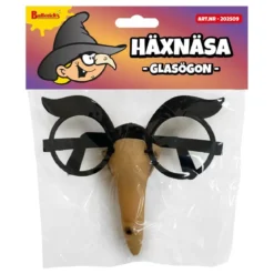 Glasögon med häxnäsa