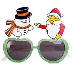Glasögon, snögubbe & jultomte