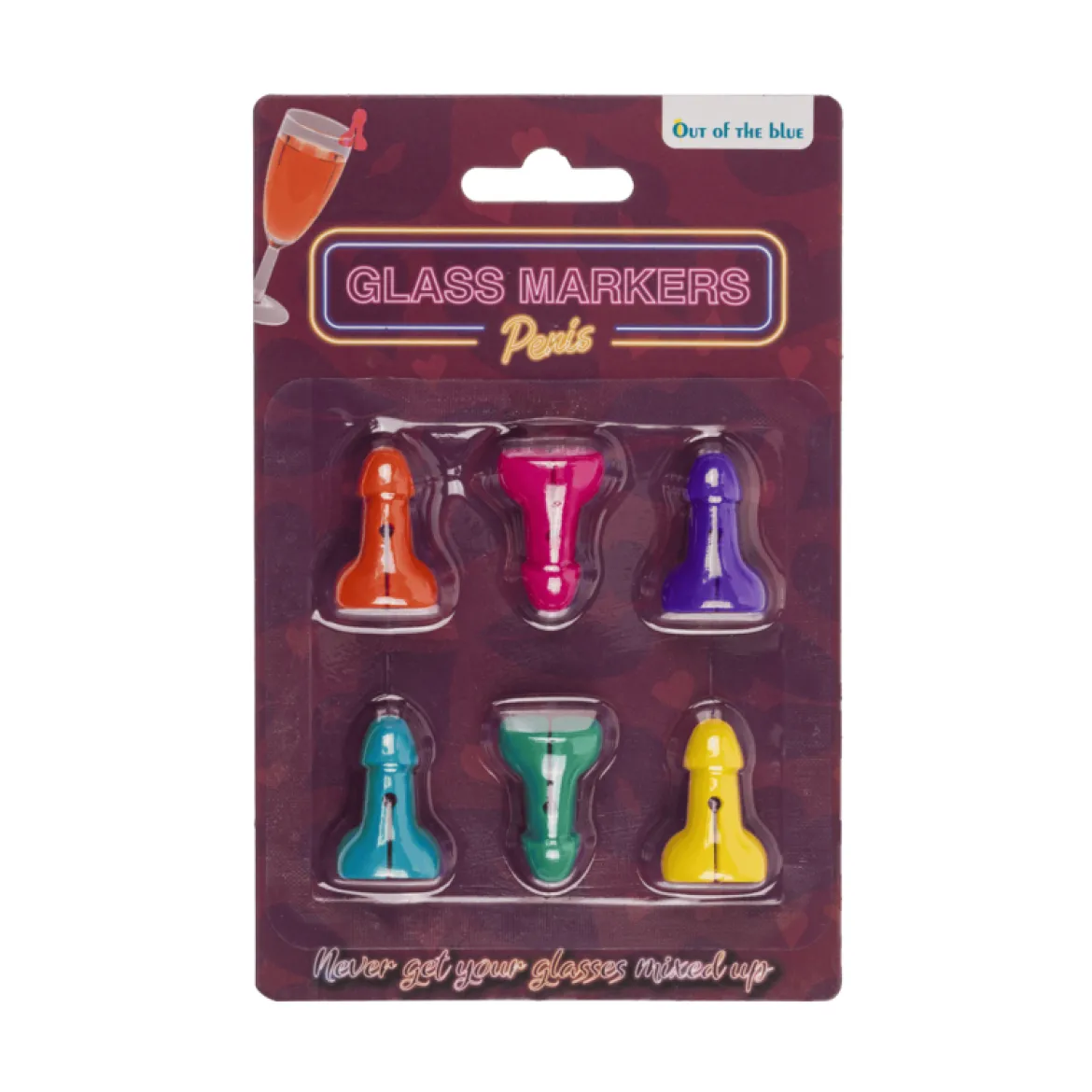 Glasmarkör, penis 6 st
