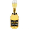 Glas, prosecco bottle