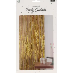 Glitterdraperi, guld 1x2 m