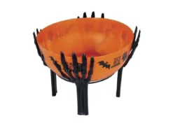 Godisskål, trick or treat orange 26x18 cm