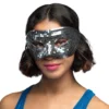 Ögonmask, disco silver