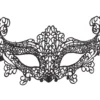 Ögonmask, Embroidered black