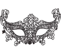Ögonmask, Embroidered black
