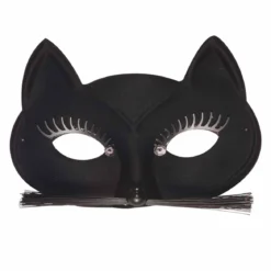 Ögonmask, katt svart