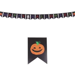 Halloweengirlang, pumpa 300 cm