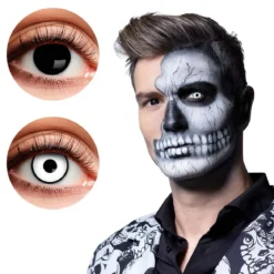 Halloweenlinser, Skullface 3 mån