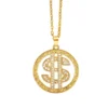 Halsband, dollartecken med strass
