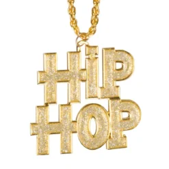Halsband, hiphop guld