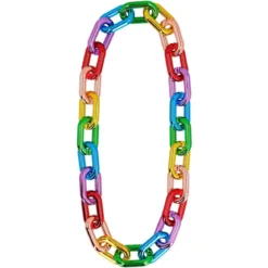 Halsband, kätting regnbåge