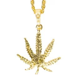 Halsband, marijuanablad
