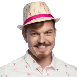 Hatt, flamingo