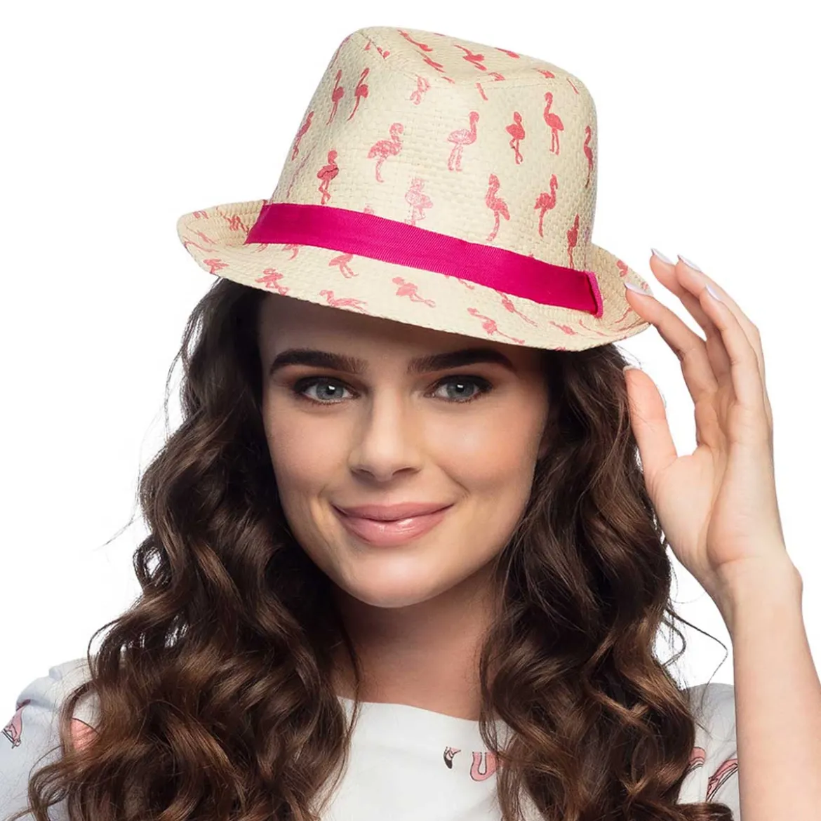 Hatt, flamingo