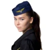Hatt, flygvärdinna blå