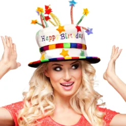 Hatt, happy birthday regnbåge