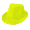 Hatt, popstar neon gul