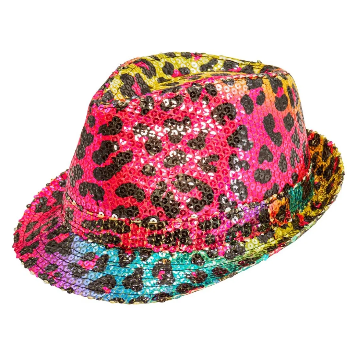 Hatt, popstar rainbow animalier leopard