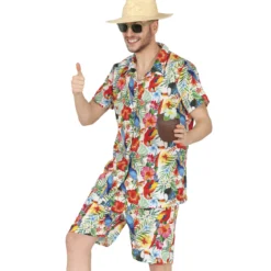 Hawaiiskjorta och shorts, turist