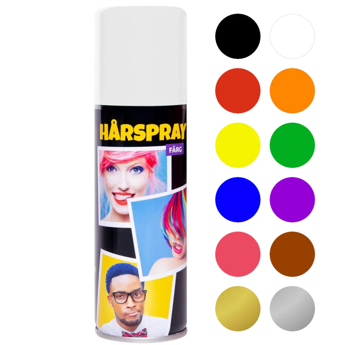 Hårspray, vit