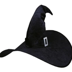 Häxhatt, svart sammet XL