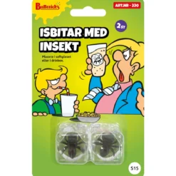 Isbitar med insekt